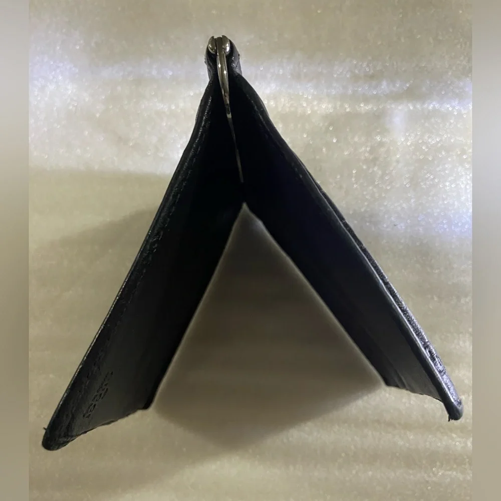 Gucci Black Leather Wallet with Money Clip Accessory - Picture 11 of 13